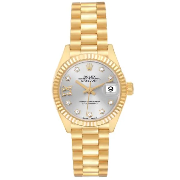 RLX Lady-Datejust 31mm 279178 Silver Diamond Dial