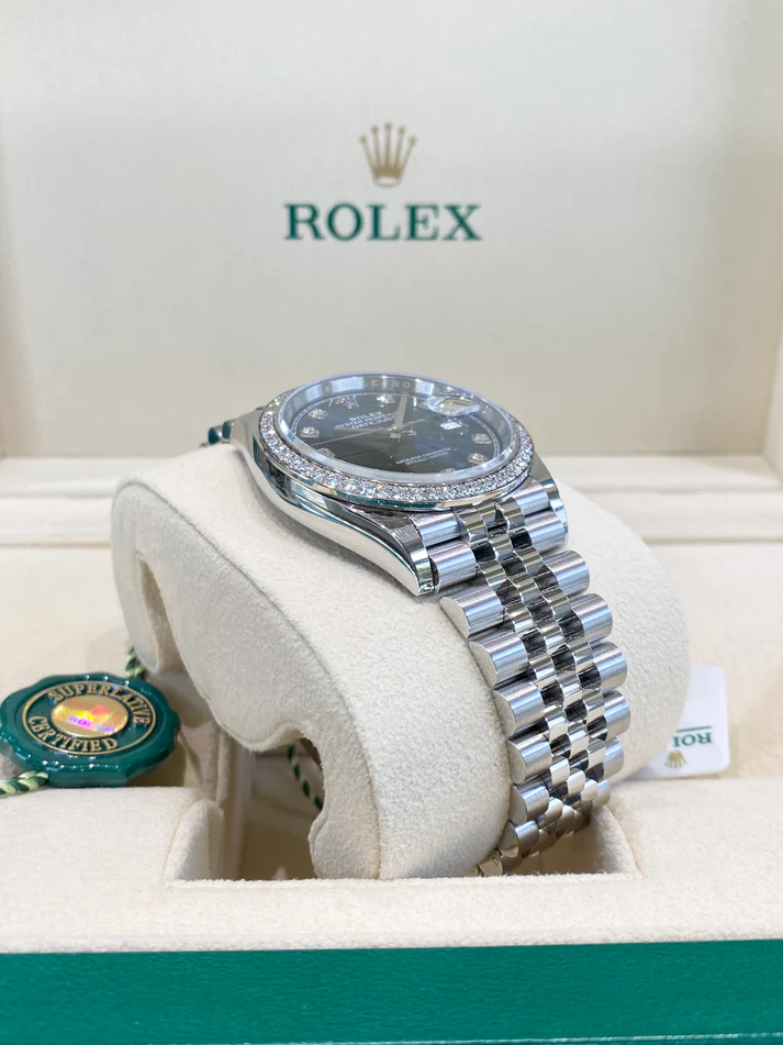 RLX Datejust 36mm 126284 Bright Blue Dial Jubilee Bracelet