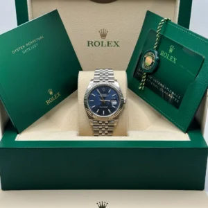 RLX Datejust 36mm 126234 Blue Index Dial 36mm Oyster Stainless Steel