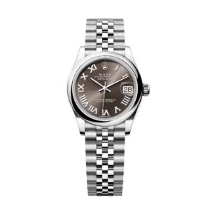 RLX Datejust m278240-0015/0016 31mm Dark Grey Roman Domed Bezel Oyster Oystersteel