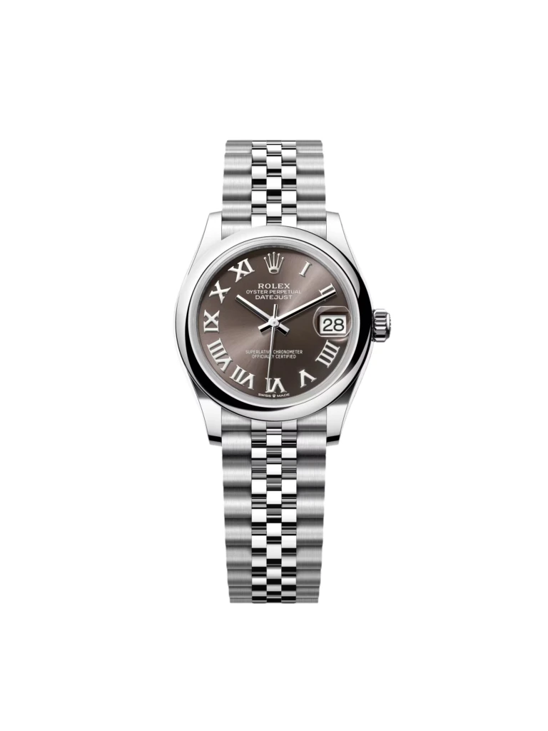 RLX Datejust m278240-0015/0016 31mm Dark Grey Roman Domed Bezel Oyster Oystersteel