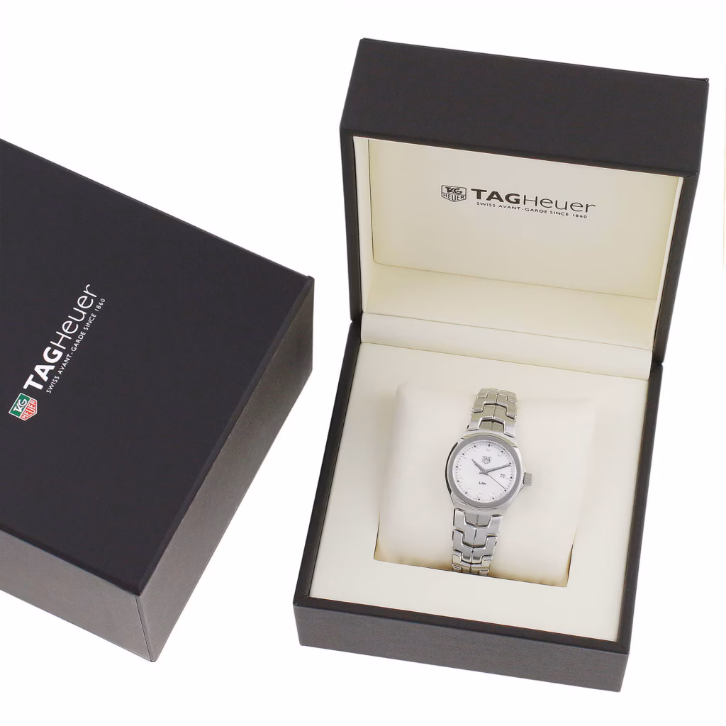 TAG Heuer Link Date Quartz Date Mother Of Pearl 32mm Ladies Watch WBC1312.BA0600