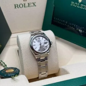 RLX Lady-Datejust 31mm m279160 Oyster Perpetual Silver Dial Oyster Bracelet