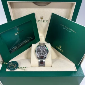 RLX Datejust m278240-0009/0010 31mm Dark Grey Domed Bezel Oyster Oystersteel