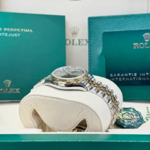 RLX Datejust m278273-0015/0016 31mm Olive Green Dial Stainless Steel and Yellow Gold Oyster Watch