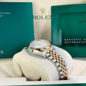 RLX Datejust m278273-0001/0002 31mm White Dial Stainless Steel and Yellow Gold Oyster Watch