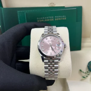 RLX Lady-Datejust 31mm 279174 Pink Diamond Dial Oyster Bracelet