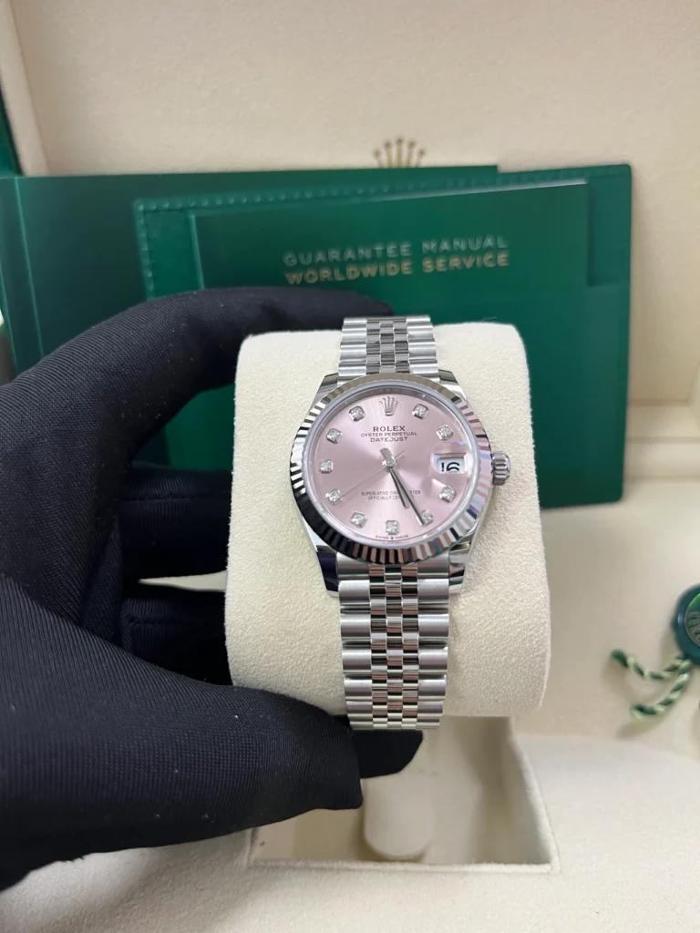 RLX Lady-Datejust 31mm 279174 Pink Diamond Dial Oyster Bracelet