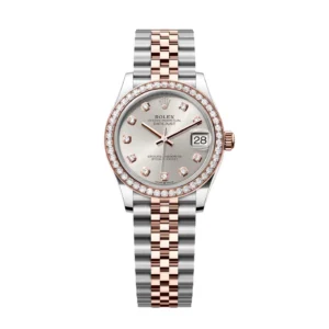 RLX Datejust m278381-0015/0016 Silver Diamond Dial Diamond-Set Bezel 31mm