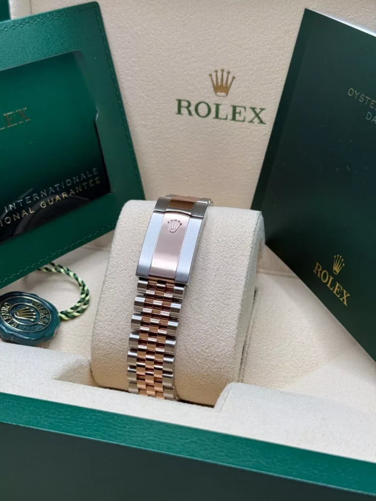 RLX Datejust 36mm 126281 Silver Palm Motif Diamond Dial Oyster Bracelet