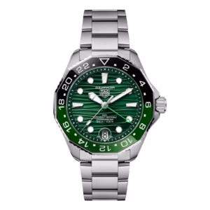 TAG Heuer Aquaracer Professional 300 GMT 42mm Mens Watch Green WBP5115.BA0013
