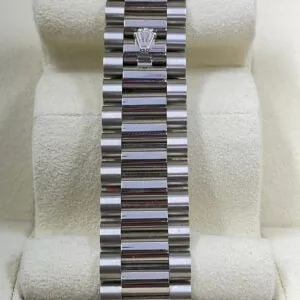 RLX Day-Date "President" 40mm White Gold White Roman Dial - 228239