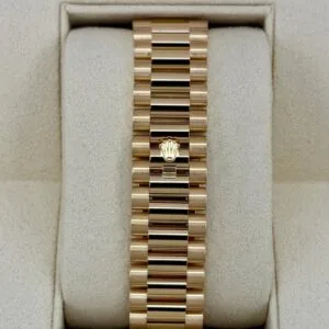 RLX Yellow Gold President Day Date 40mm Green Roman Ombre Dial - 228238