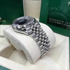 RLX Datejust 36mm 126234 Datejust Aubergine Purple Diamond Roman Oyster Stainless Steel