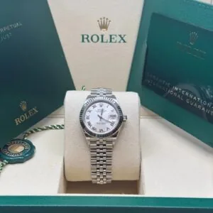 RLX Lady-Datejust 31mm 279174 Silver Roman Dial Oyster Bracelet