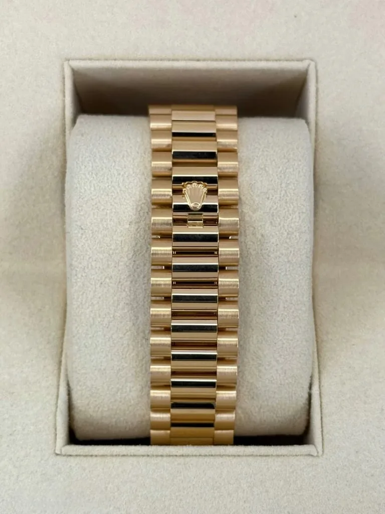 RLX Day-Date "President" 40mm Yellow Gold Champagne Index Dial - 228238