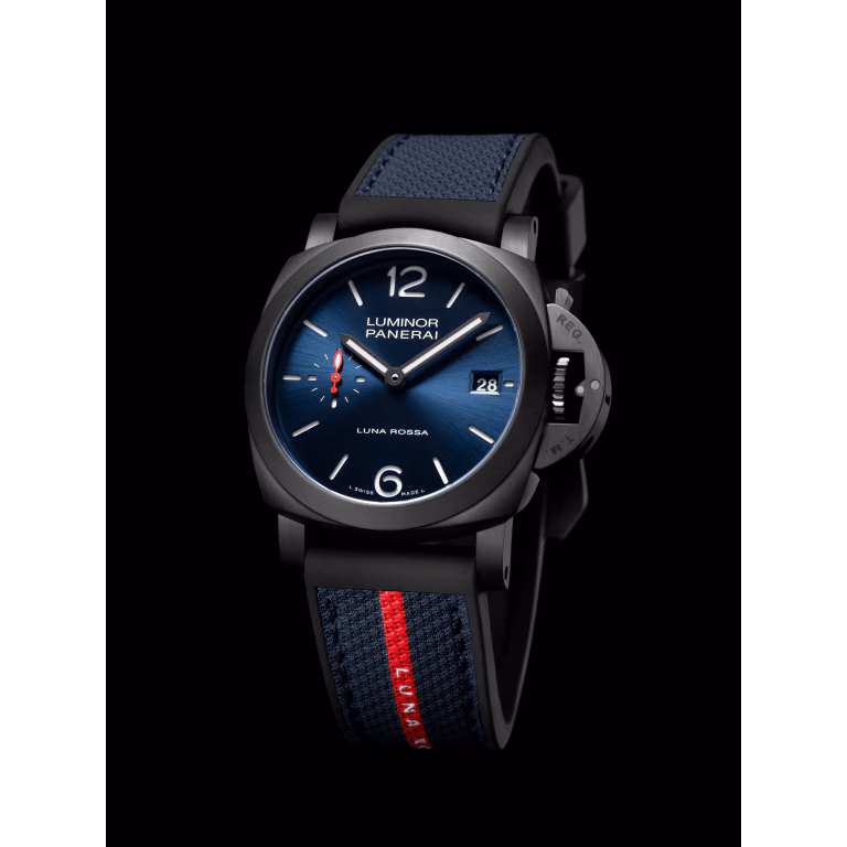 Panerai Luminor Quaranta Steel DLC Luna Rossa 40mm PAM01408