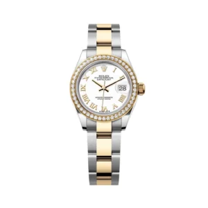 RLX Lady-Datejust 31mm 279383RBR Silver Roman Dial Yellow Rolesor Oyster Bracelet