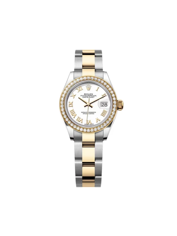 RLX Lady-Datejust 31mm 279383RBR Silver Roman Dial Yellow Rolesor Oyster Bracelet
