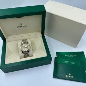 RLX Datejust 36mm 126203 Golden Fluted Dial Domed Bezel Oyster Bracelet