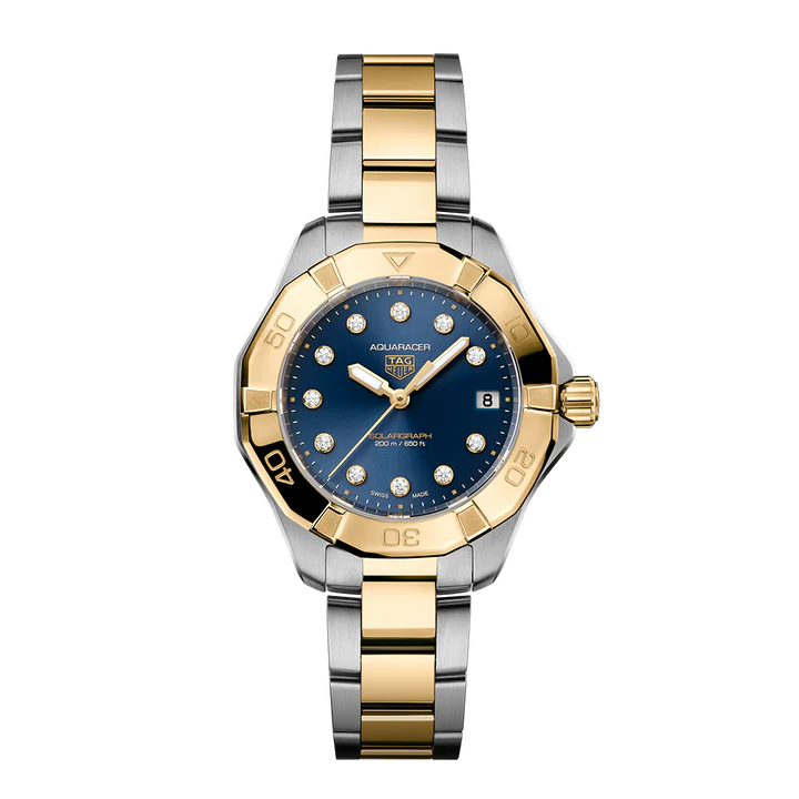 TAG Heuer Aquaracer Professional 200 Solargraph Solar Quartz 34mm WBP1323.BB0004