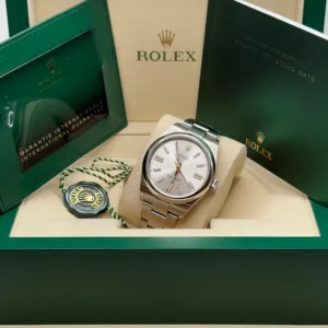 RLX Oyster Perpetual 36mm 126000-0001 Silver Dial Oyster Bracelet