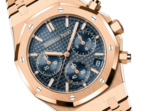 A&P ROYAL OAK Pink Gold “Bleu nuit nuage 50” Dial CHRONOGRAPH 41mm