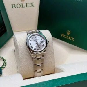 RLX Lady-Datejust 31mm m279160 Oyster Perpetual Silver Dial Oyster Bracelet