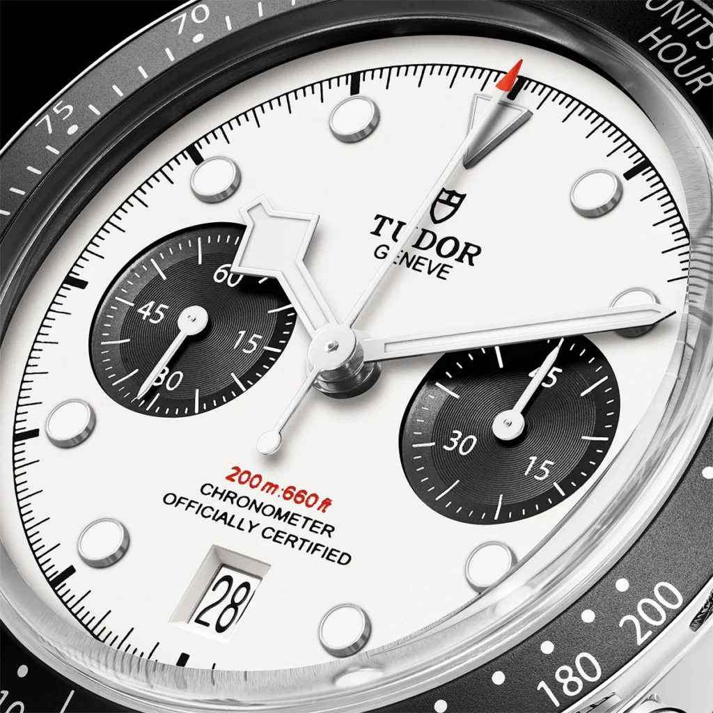 TUDOR Black Bay Chrono 41mm Opaline/Black Dial Men's Automatic Bracelet Watch M79360N-0002