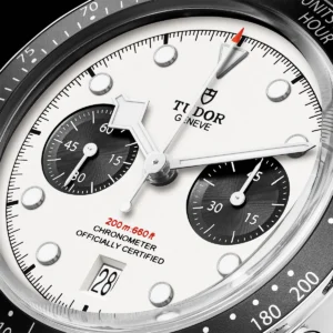 TUDOR Black Bay Chrono 41mm Opaline/Black Dial Men's Automatic Bracelet Watch M79360N-0002