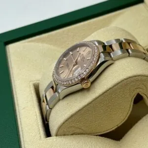 RLX Datejust m278381-0009/0010 Rose Dial Diamond-Set Bezel 31mm