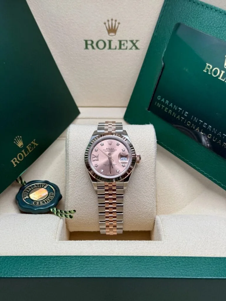 RLX Lady-Datejust 31mm 279171 Rose-colour Diamond Set Oyster Stainless Steel and Rose Gold
