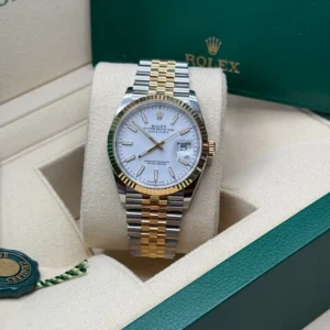 RLX Datejust 36mm 126233 White Index Dial Two-Tone Jubilee Bracelet Watch