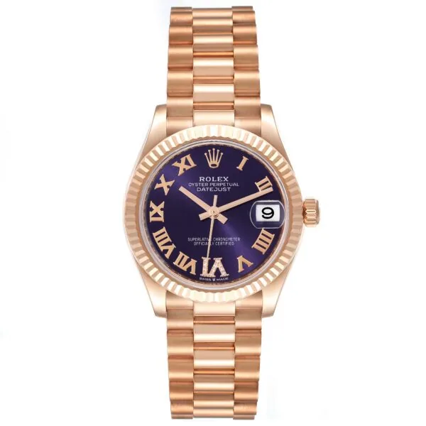 RLX Datejust m278275-0029 Aubergine Dial 31mm