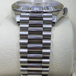 RLX Day-Date "President" 40mm White Gold White Roman Dial - 228239