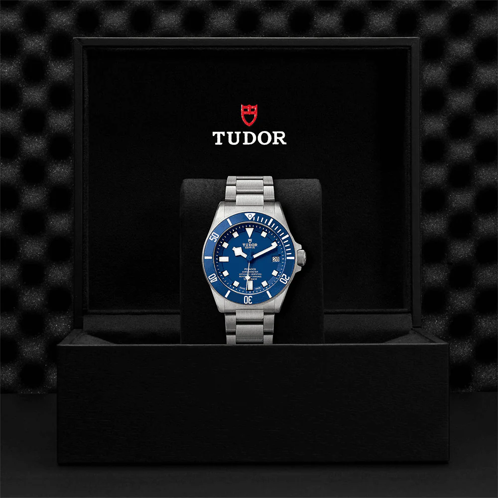 TUDOR Pelagos 42mm Blue Dial & Ceramic Bezel Men's Titanium Automatic Watch M25600TB-0001