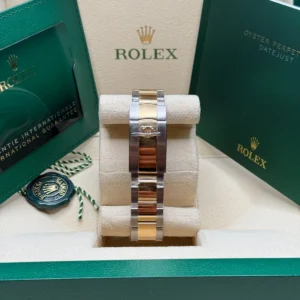 RLX Datejust 41mm 126333 Black Diamond Jubilee Steel and Yellow Gold Men’s Watch