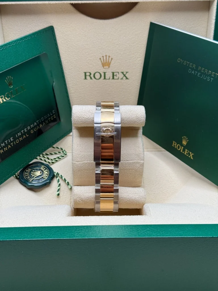 RLX Datejust 41mm 126333 Black Diamond Jubilee Steel and Yellow Gold Men’s Watch
