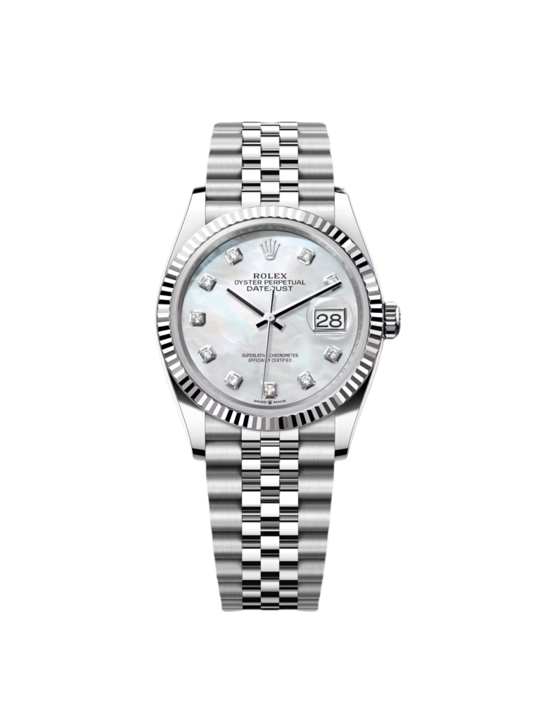 RLX Datejust 36mm 126234 Mother of Pearl Diamond Dial Oyster Stainless Steel