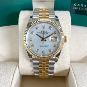 RLX Datejust 36mm 126233 MOP Diamond Dial Jubilee Two-Tone Bracelet Watch