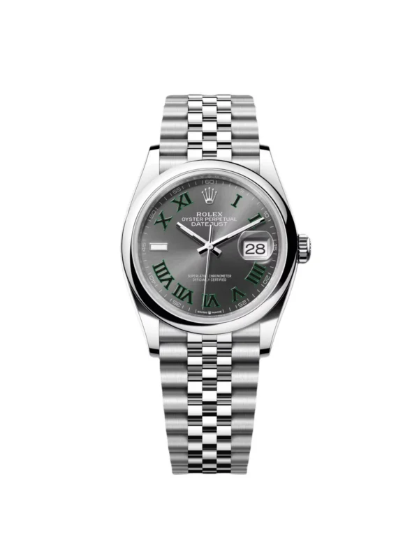 RLX Datejust 36mm 126200 Oyster Perpetual Wimbledon Dial Jubilee Stainless Steel