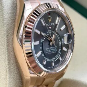 RLX Sky-Dweller 42mm 336935-0002/0006 Rose Gold Chocolate Dial Jubilee