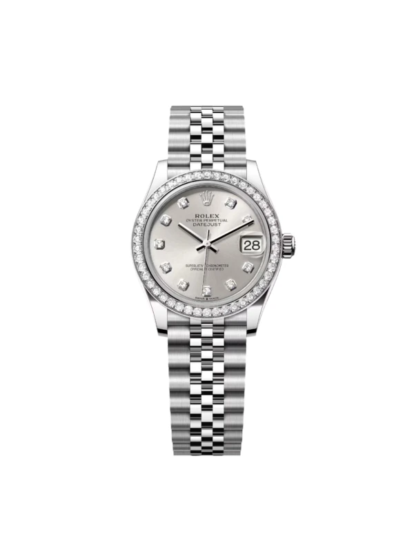 RLX Datejust m278384RBR-0033/0034 Silver 31mm Dial Oyster Watch