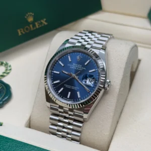 RLX Datejust 36mm 126234 Blue Index Dial 36mm Oyster Stainless Steel