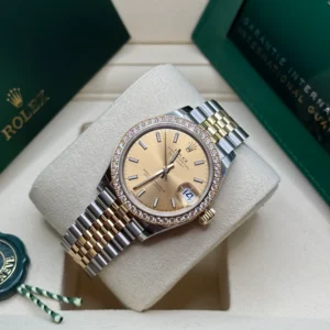 RLX Datejust m278383-0013/0014 31mm Champagne Dial Oyster Bracelet