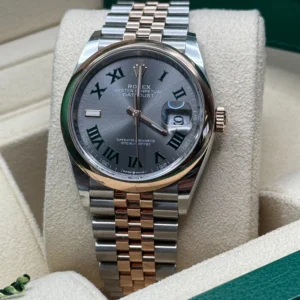 RLX Datejust 36mm 126201 Slate Dial Jubilee Bracelet Watch