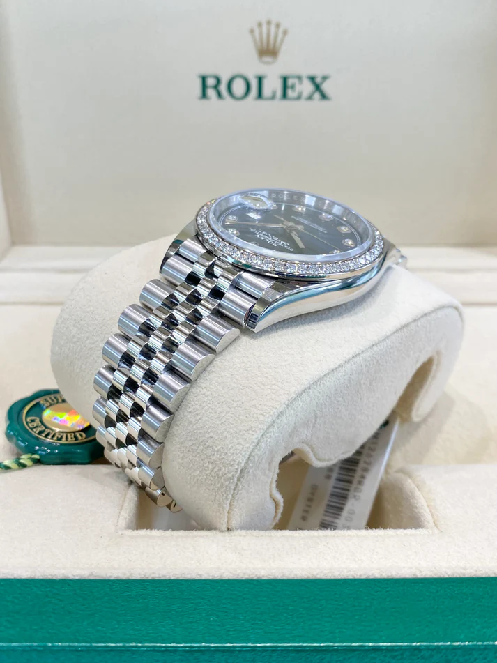 RLX Datejust 36mm 126284 Bright Blue Dial Jubilee Bracelet