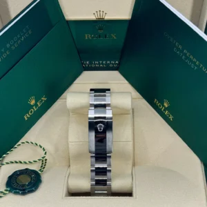 RLX Datejust 41mm 126300 Mint Green Dial Stainless Steel Oyster Bracelet Watch