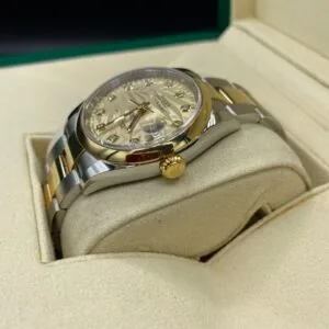 RLX Datejust 36mm 126203 Golden Palm Dial Domed Bezel Oyster Bracelet