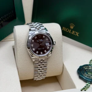 RLX Lady-Datejust 31mm 279174 Dark Grey Diamond Dial Oyster Bracelet